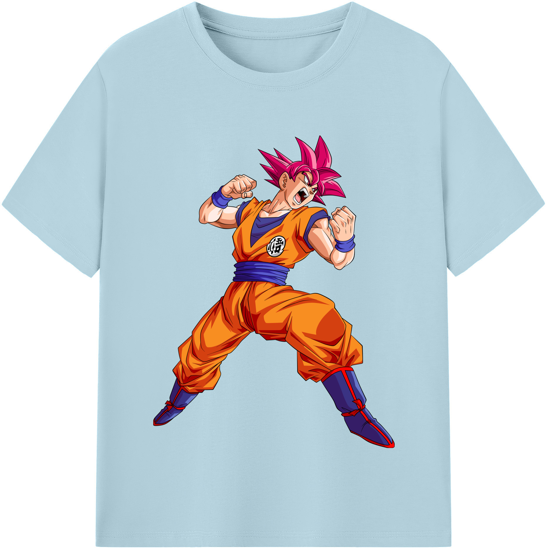 （画像用） ドラゴンボール 孫悟空（そん ごくう）Son Goku カカロット DRAGON BALL Kakarotto 綿100％半袖Tシャツ（フロントプリント）